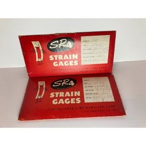 2 Packs of 10 - Vintage Baldwin-Lima-Hamilton (BLH) - SR4 Strain Gauges - AX5